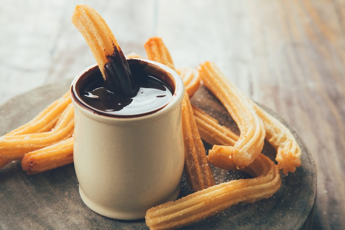 Churros con chocolate